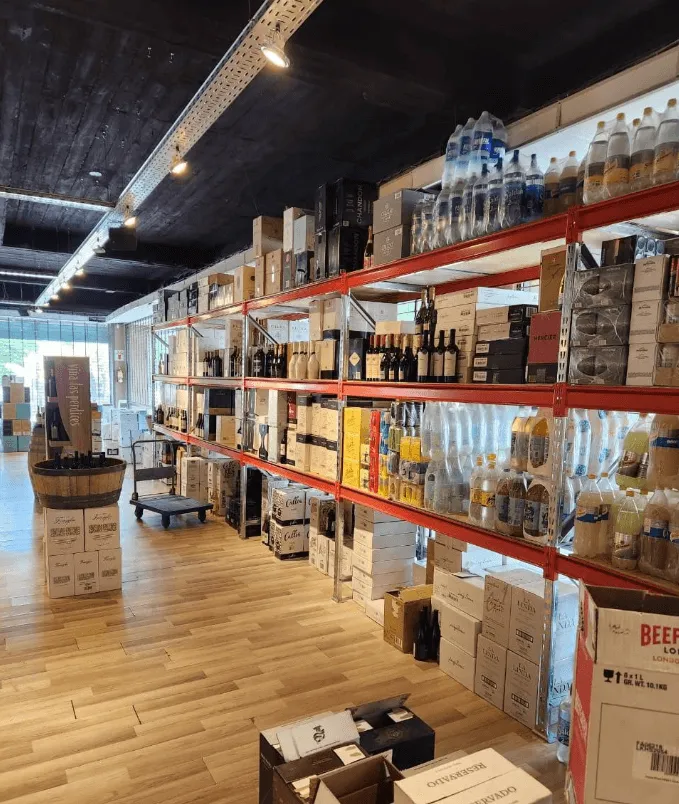 6. Rack picking para vinoteca