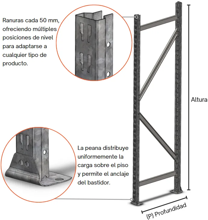 Bastidor Línea 50